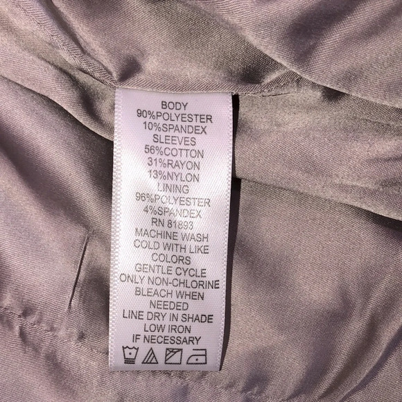 H by Halston size 16 grey trendy trench coat - Picture 7 of 10